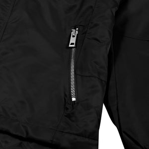 Ocelloni Black Windbreaker Jacket